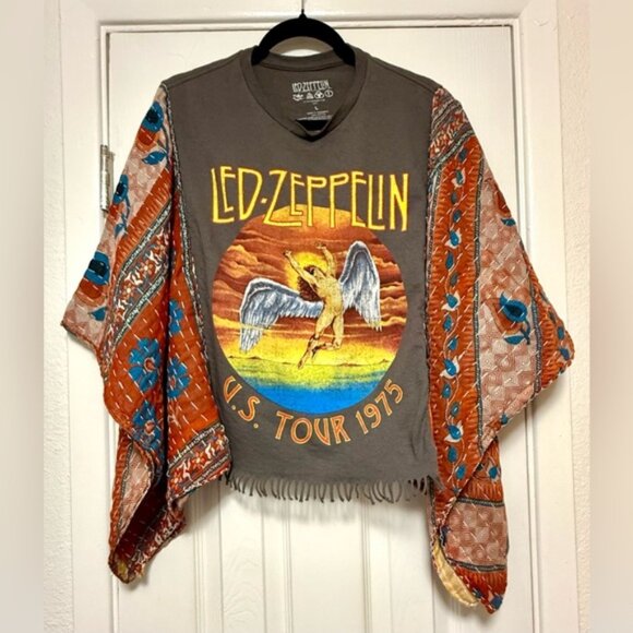 Led Zeppelin Handmade T-shirt Kimono - Picture 1 of 10